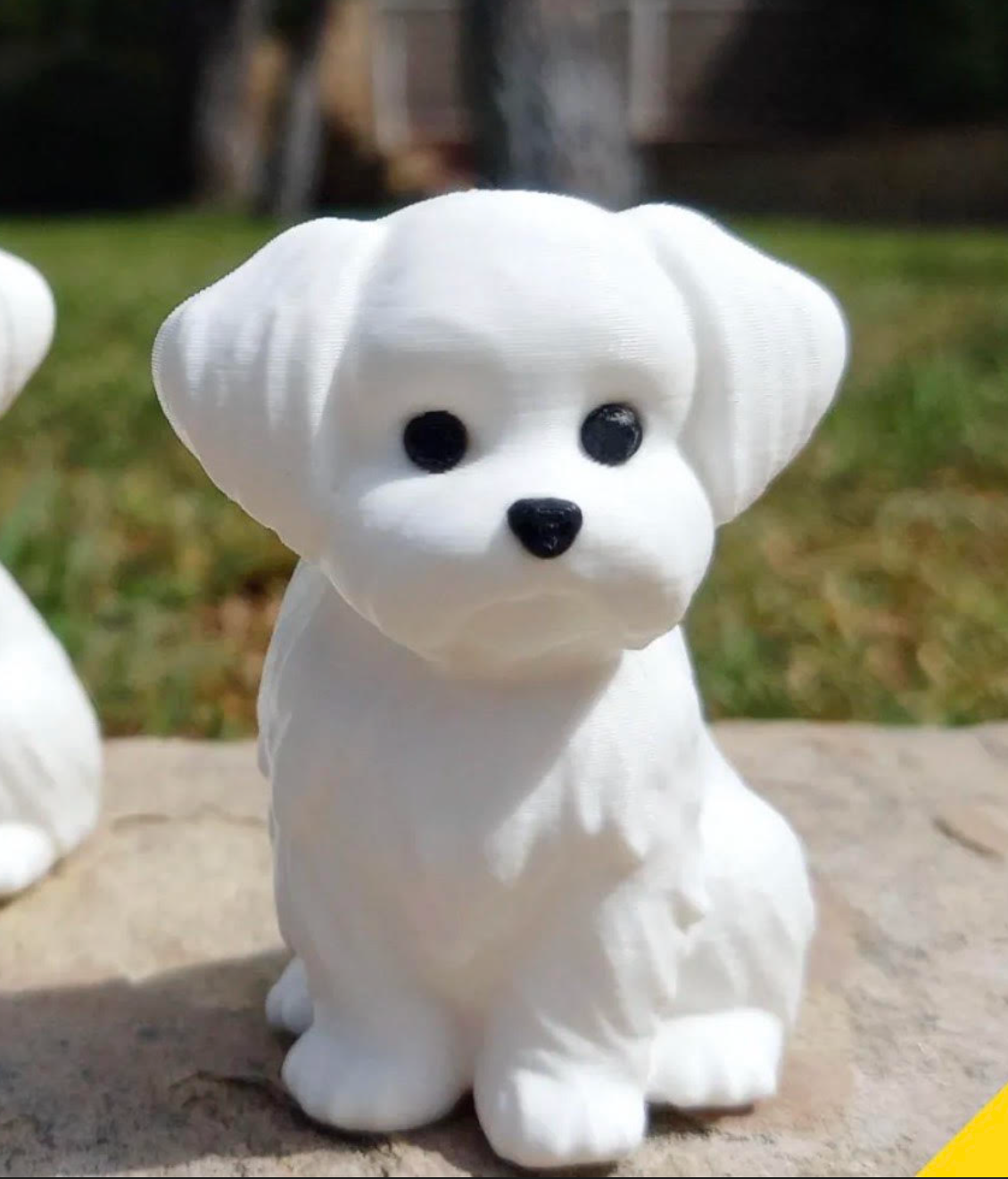 Mini dog figurine